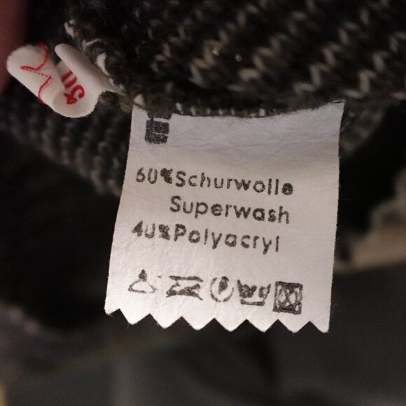 Fischer Modell vintage wool sweater men's medium gray German made size 50 - Picture 9 of 11